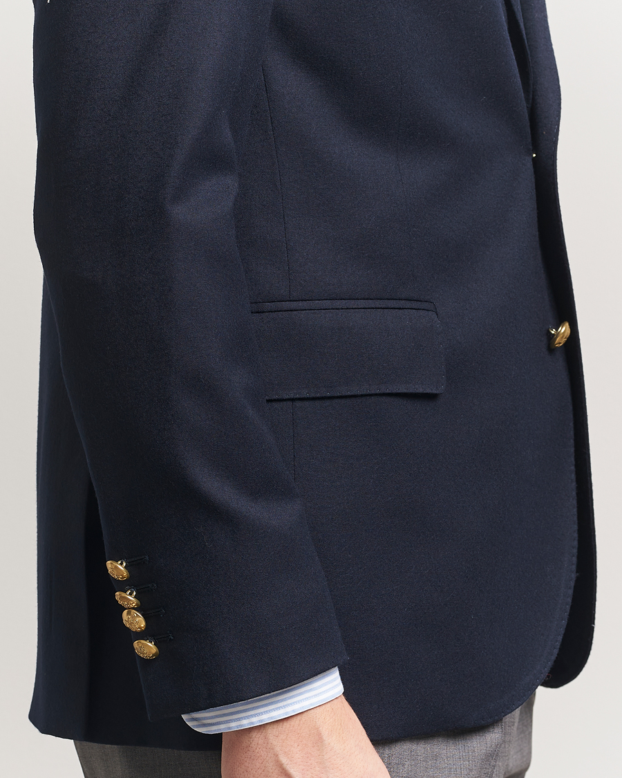 Men | Blazers | Polo Ralph Lauren | Wool Garbardine Blazer Navy