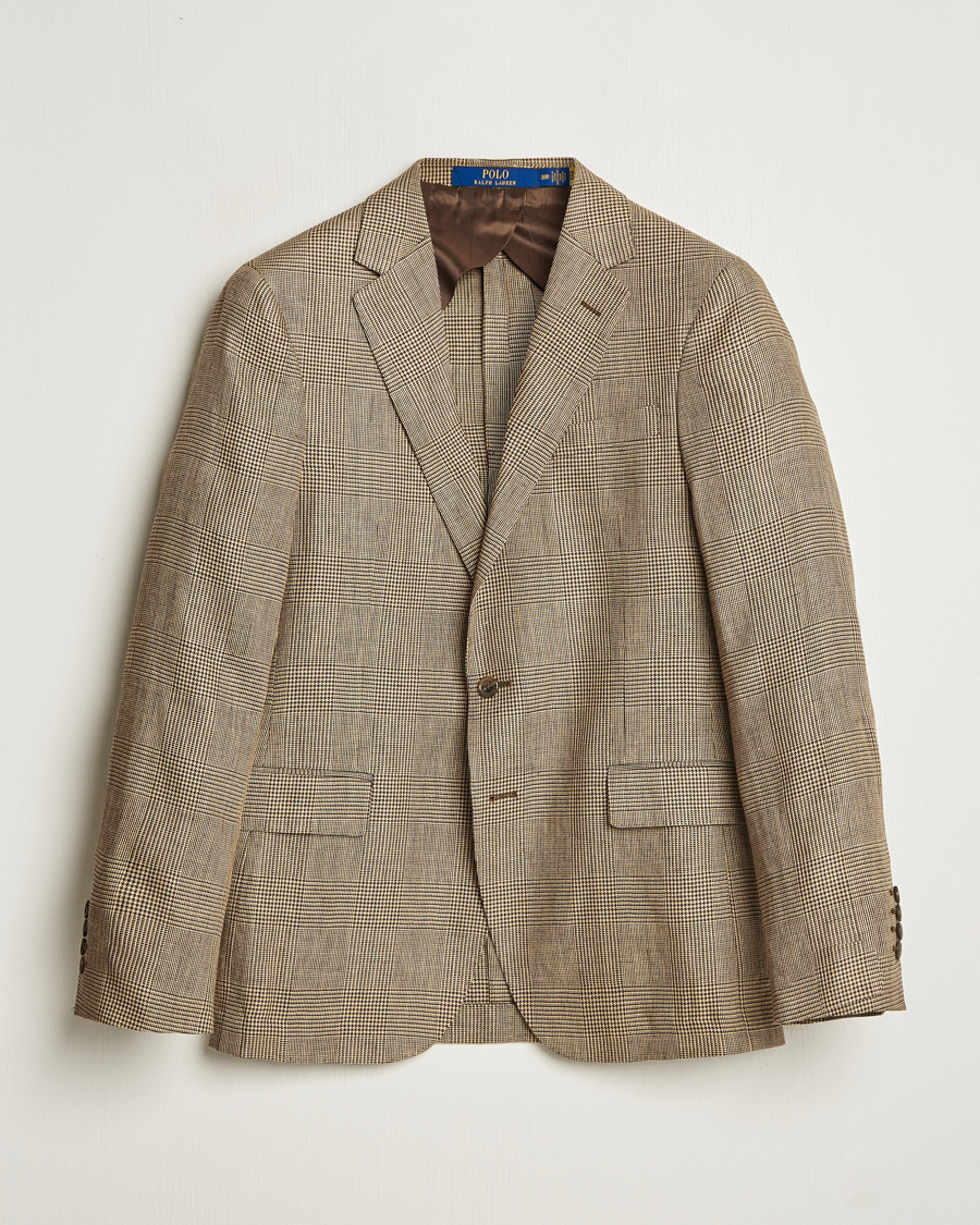 Men | Blazers | Polo Ralph Lauren | Glenplaid Sportcoat Tan/Brown