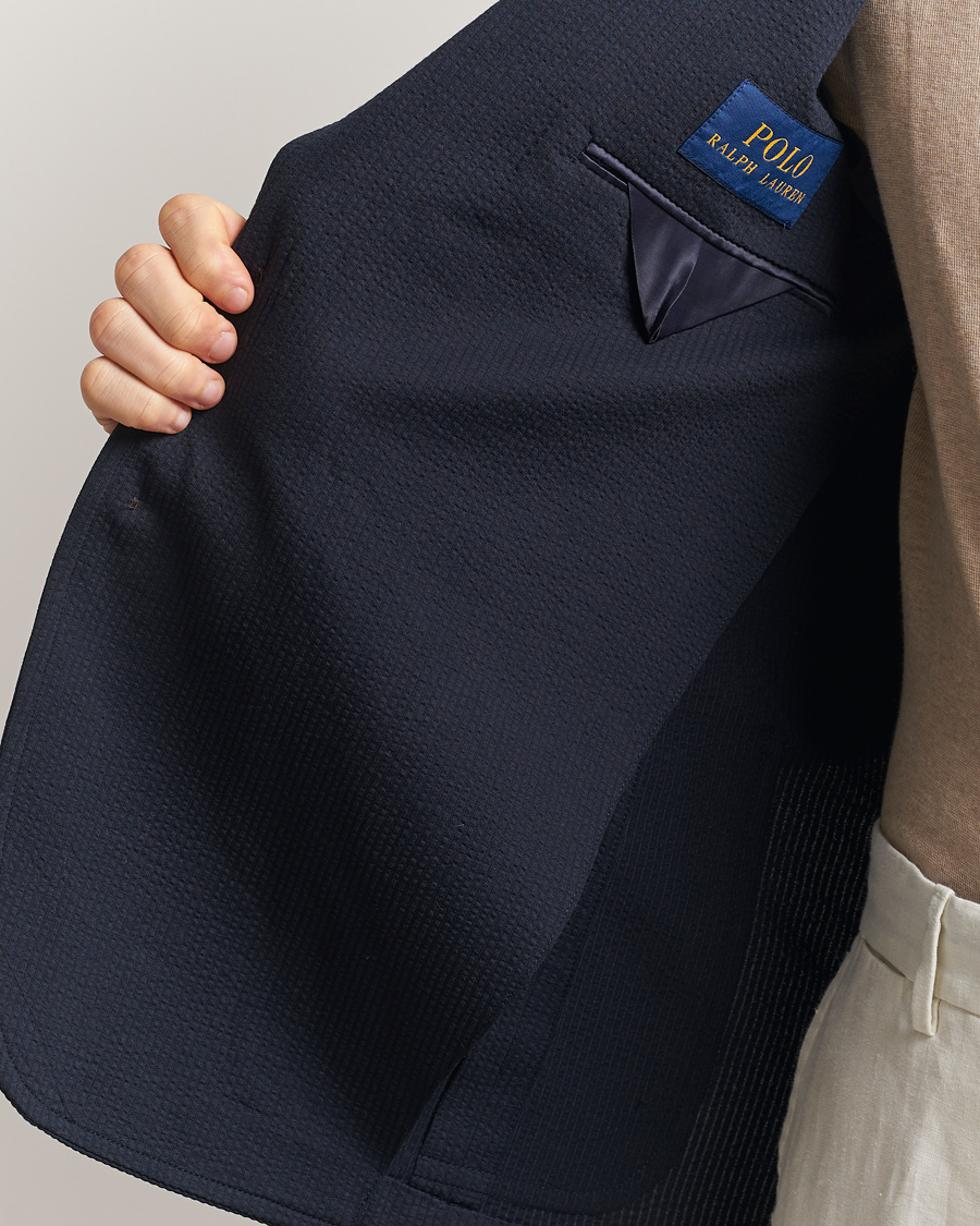 Men | Blazers | Polo Ralph Lauren | Single Breasted Seersucker Sportcoat Navy