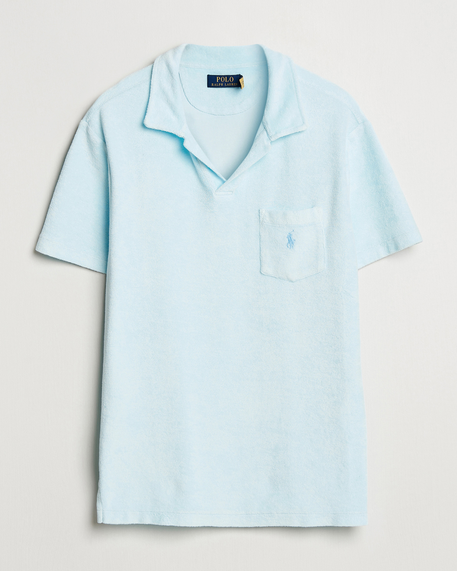 Men | Polo Shirts | Polo Ralph Lauren | Cotton Terry Polo Sky