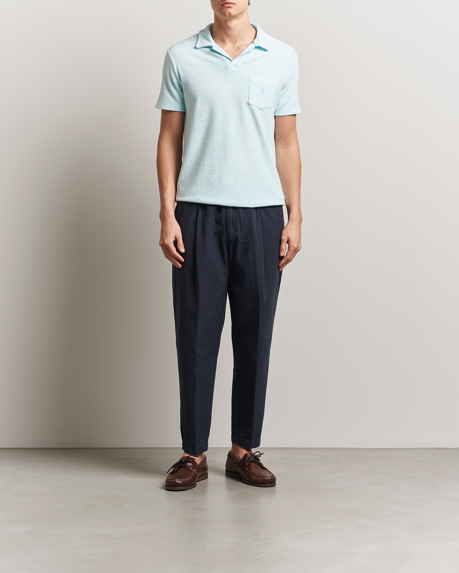 Men | Polo Shirts | Polo Ralph Lauren | Cotton Terry Polo Sky