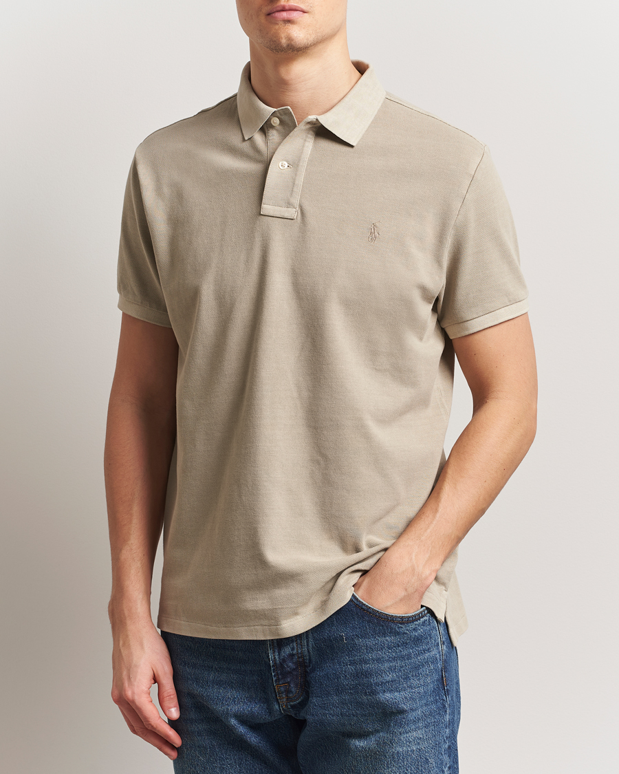 Men | Polo Shirts | Polo Ralph Lauren | Custom Slim Fit Polo Olive