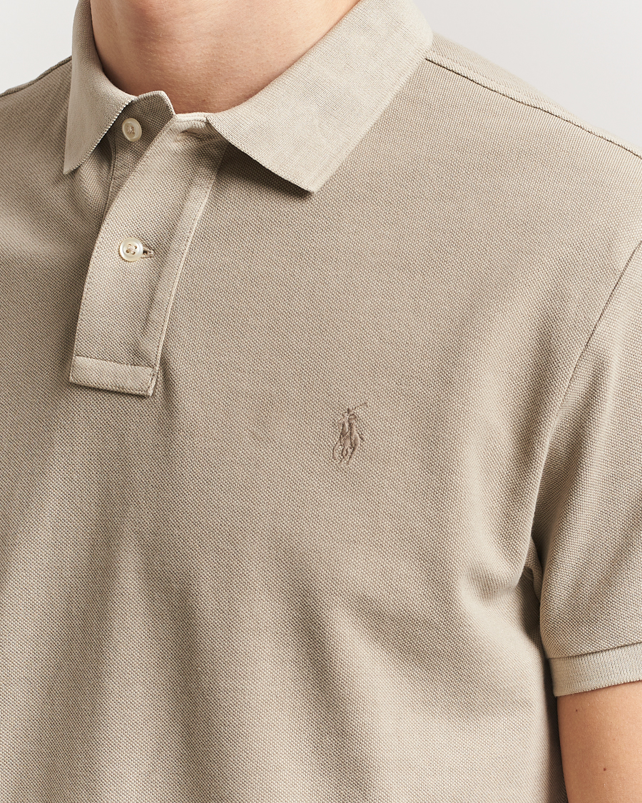 Men | Polo Shirts | Polo Ralph Lauren | Custom Slim Fit Polo Olive