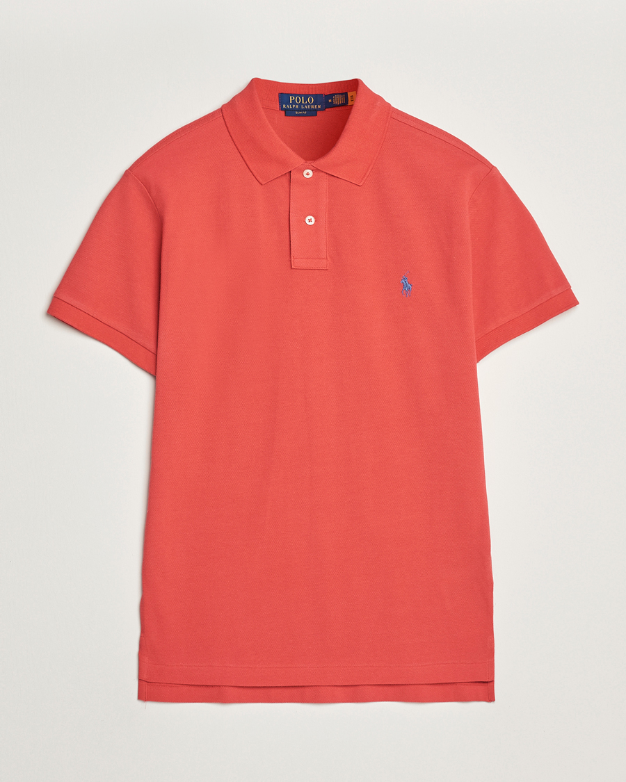 Men | Polo Shirts | Polo Ralph Lauren | Slim Fit Polo Spring Red
