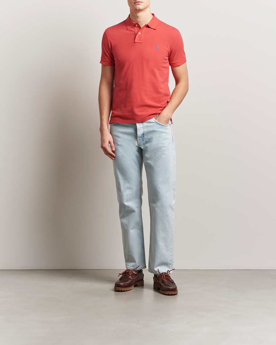 Men | Polo Shirts | Polo Ralph Lauren | Slim Fit Polo Spring Red