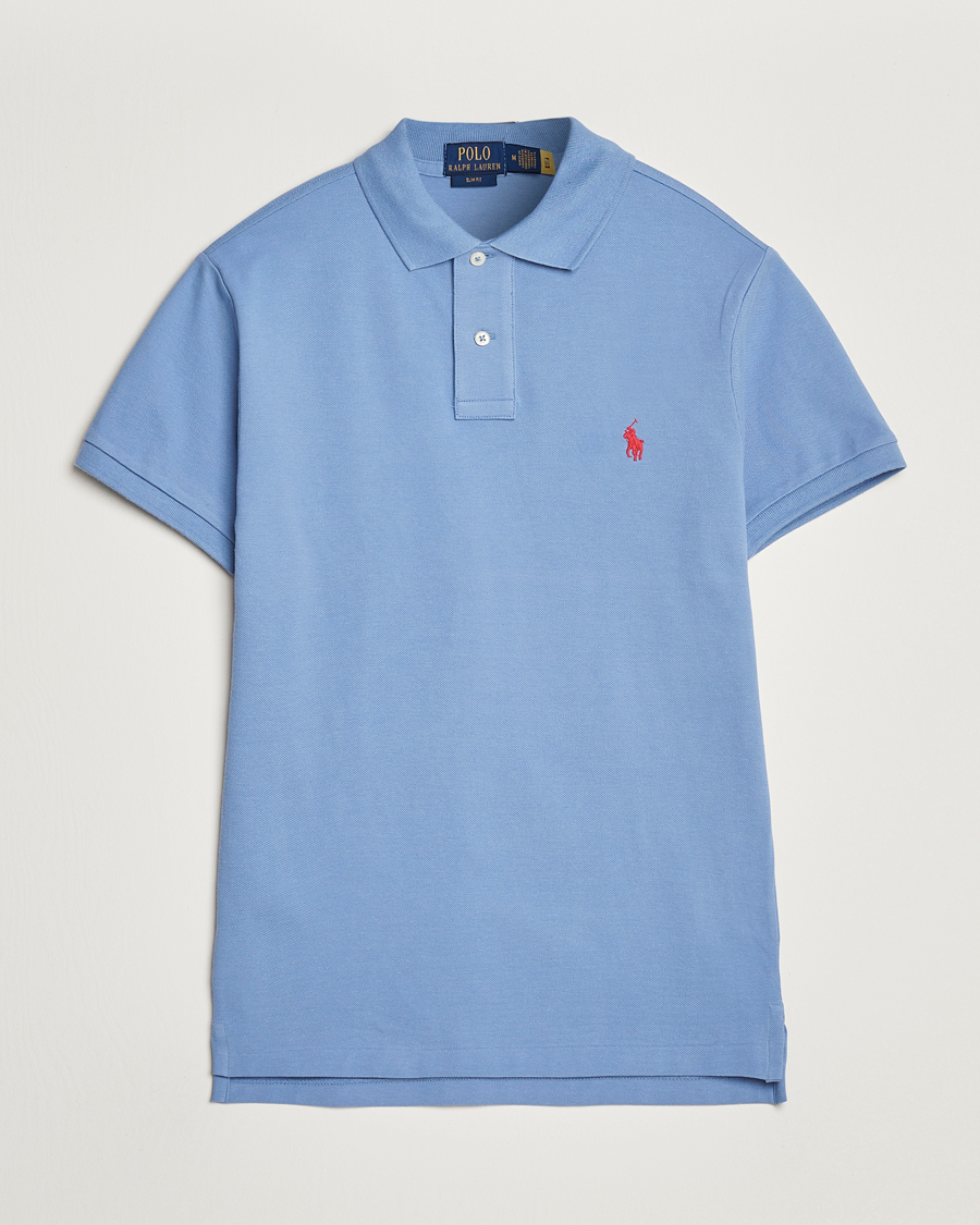 Men | Polo Shirts | Polo Ralph Lauren | Slim Fit Polo Campus Blue