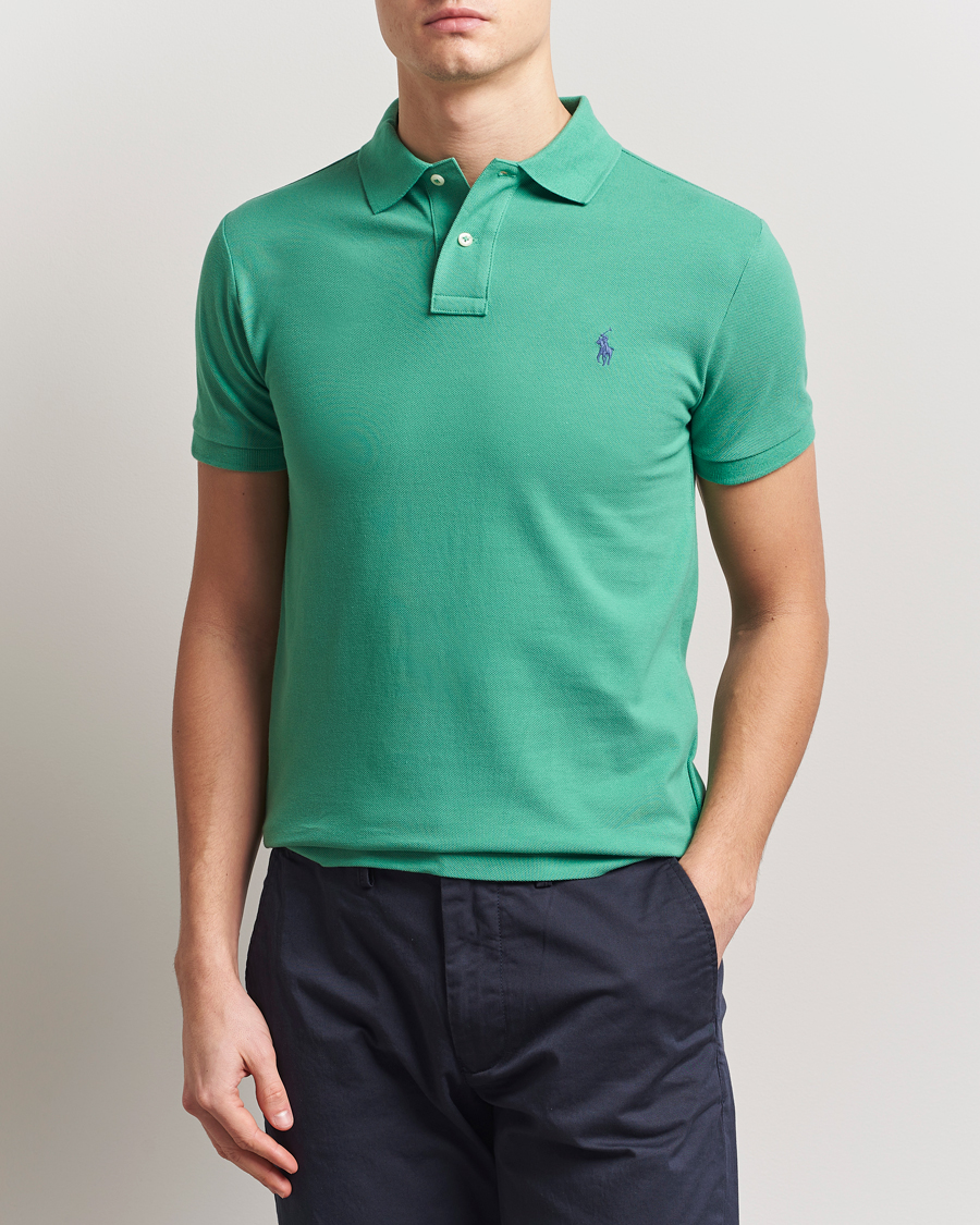 Men | Polo Shirts | Polo Ralph Lauren | Slim Fit Polo Raft Green