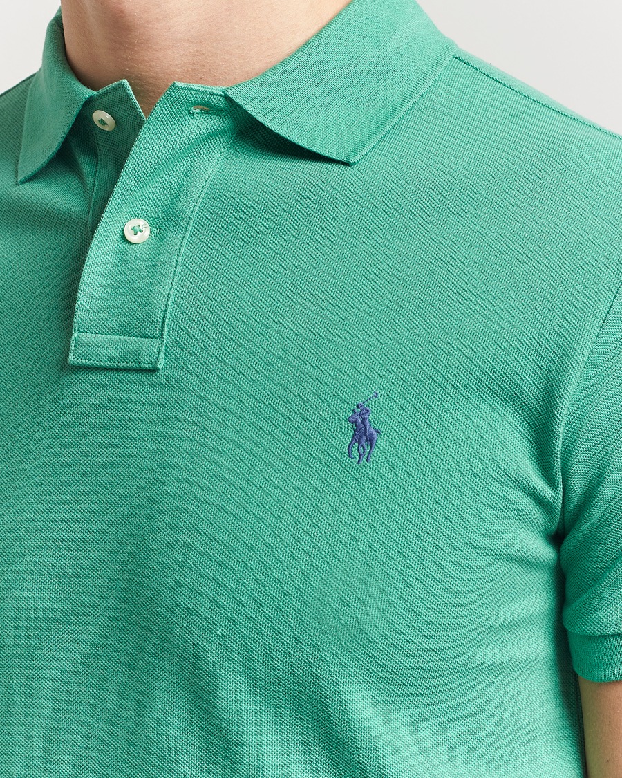 Men | Polo Shirts | Polo Ralph Lauren | Slim Fit Polo Raft Green