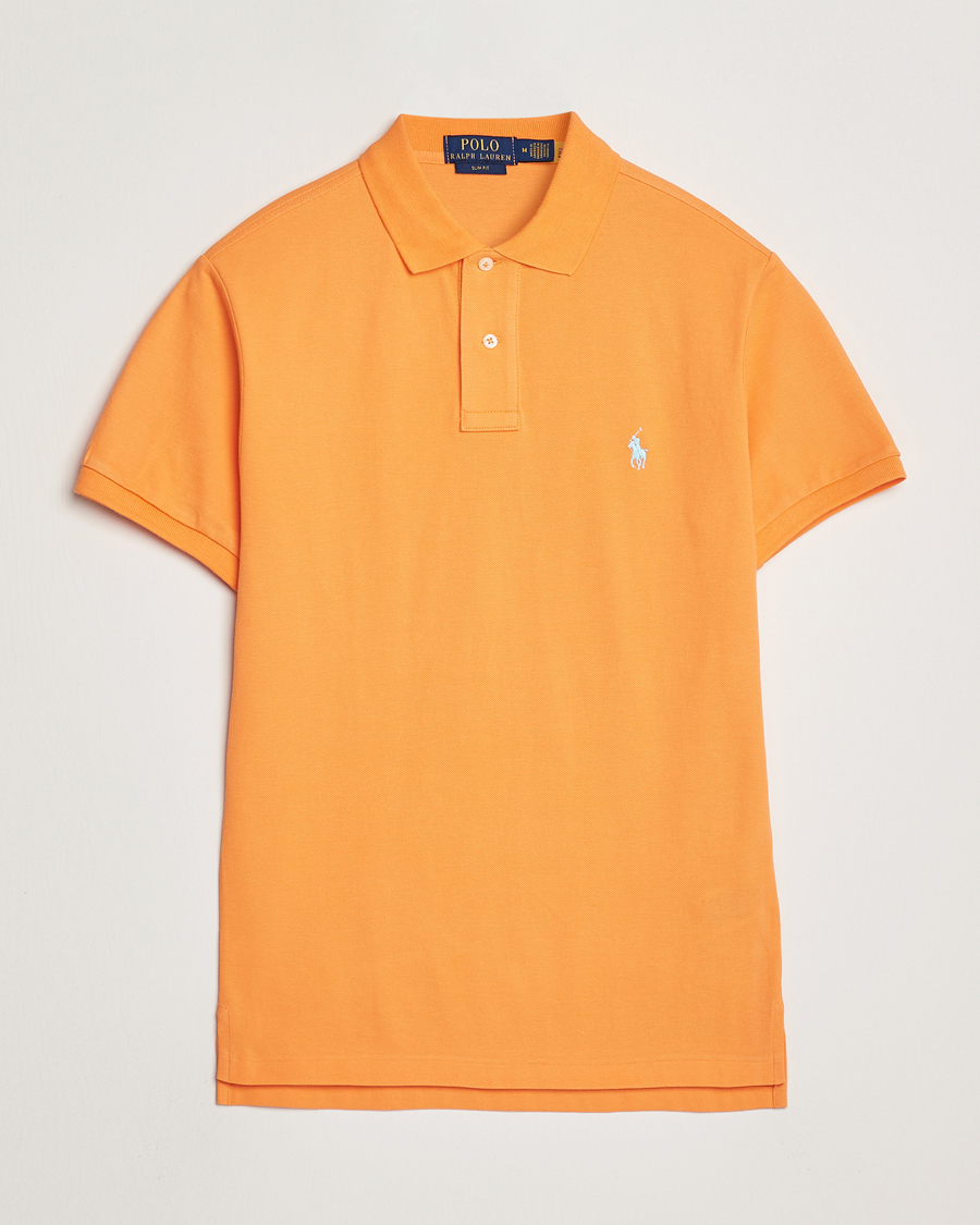 Men | Polo Shirts | Polo Ralph Lauren | Slim Fit Polo Classic Peach