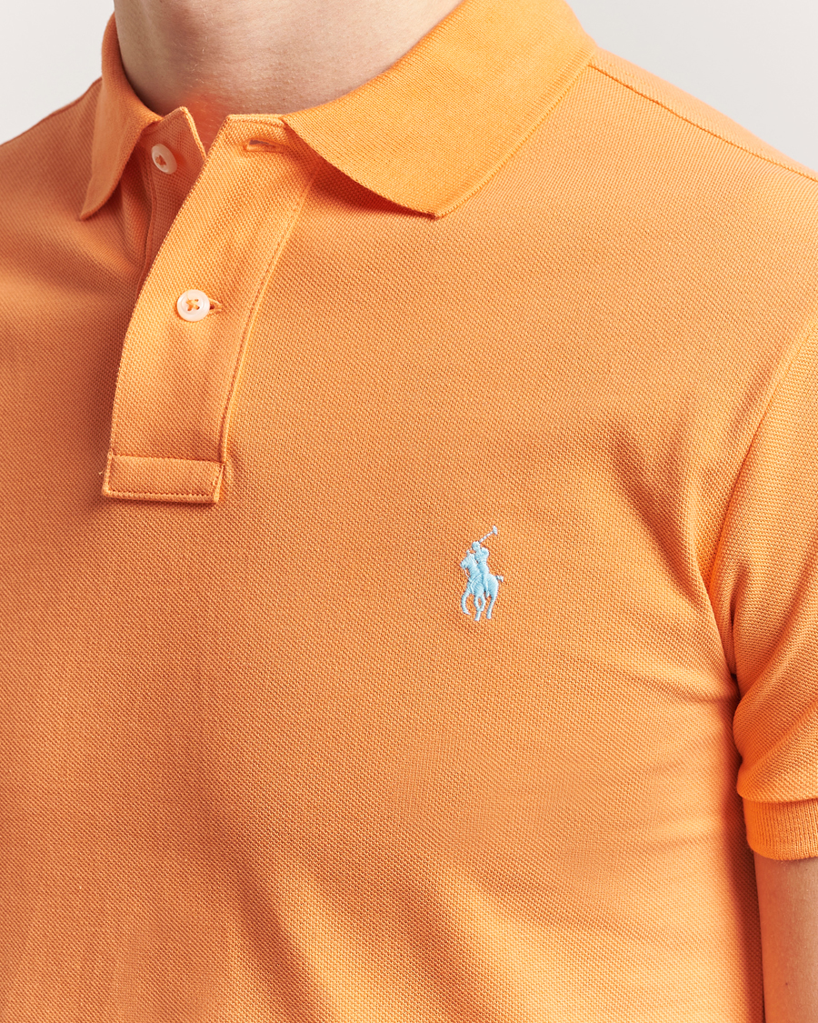 Men | Polo Shirts | Polo Ralph Lauren | Slim Fit Polo Classic Peach