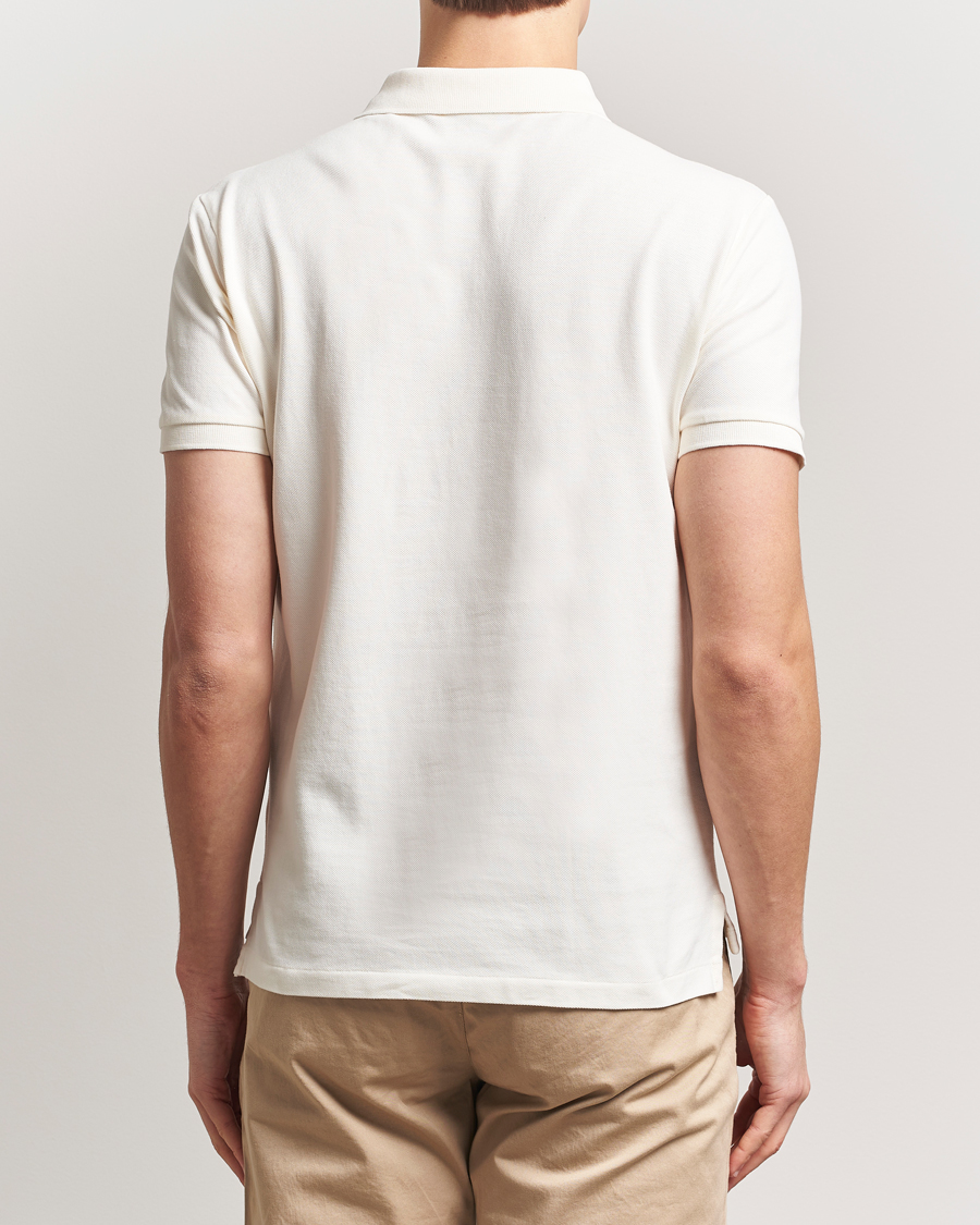 Men | Polo Shirts | Polo Ralph Lauren | Custom Slim Fit Mesh Polo Clubhouse Cream