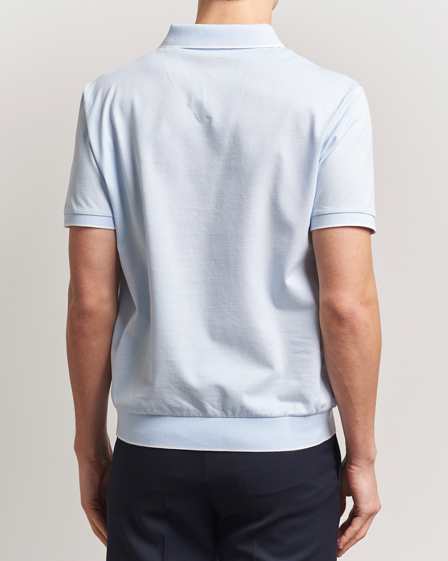 Men | Polo Shirts | Polo Ralph Lauren | Johnny Jaquard Knitted Polo Office Blue