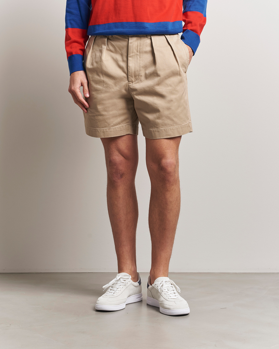 Men | Shorts | Polo Ralph Lauren | Cormac Pleated Shorts RL Khaki