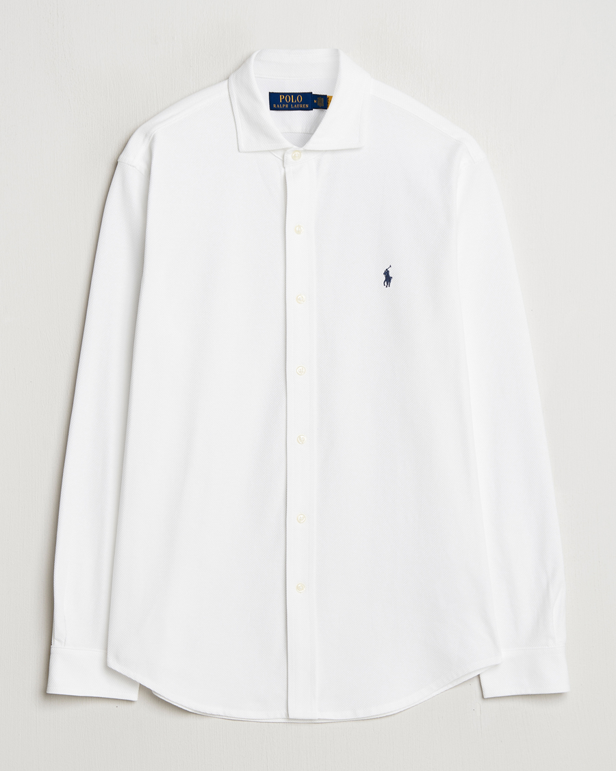 Men | Shirts | Polo Ralph Lauren | Cotton Long Sleeve Shirt White