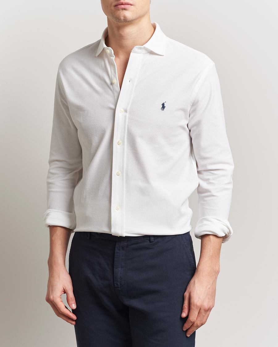 Men | Shirts | Polo Ralph Lauren | Cotton Long Sleeve Shirt White