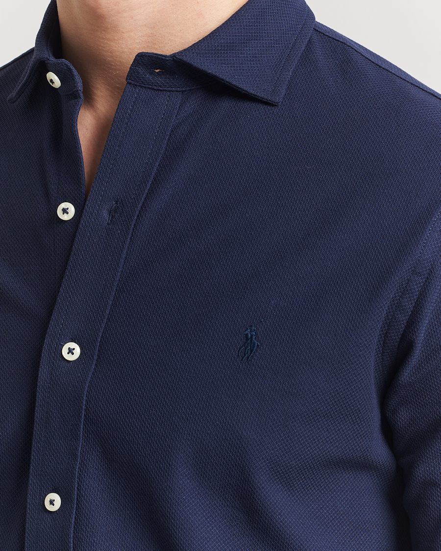 Men | Shirts | Polo Ralph Lauren | Cotton Long Sleeve Shirt Cruise Navy