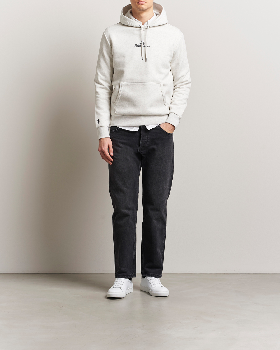 Men | Sweaters & Knitwear | Polo Ralph Lauren | Central Logo Hoodie Soho Heather