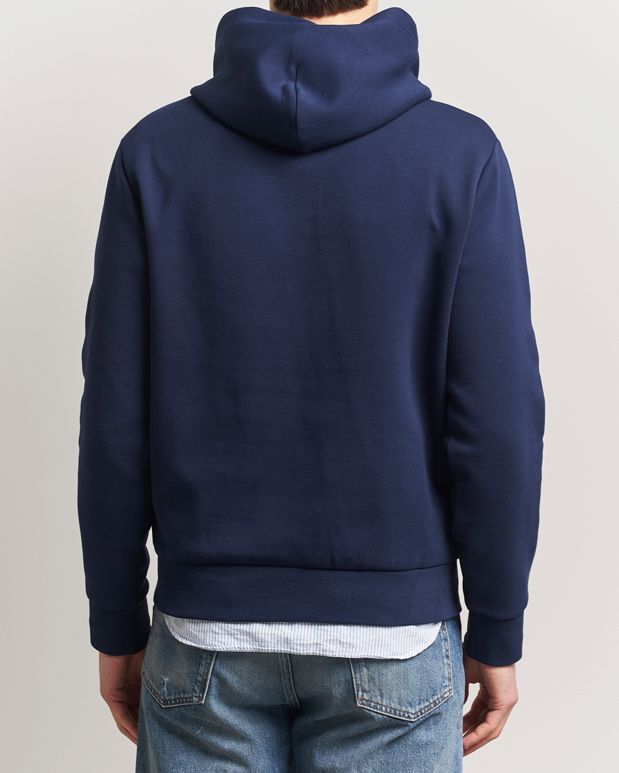 Men | Sweaters & Knitwear | Polo Ralph Lauren | Double Knit Hoodie Cruise Navy