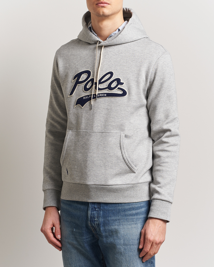 Men | Sweaters & Knitwear | Polo Ralph Lauren | Double Knit Hoodie Andover Heather