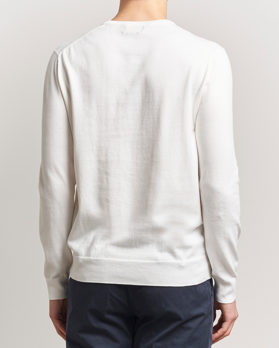 Men | Sweaters & Knitwear | Polo Ralph Lauren | Cotton Crew Neck Sweater Deckwash White
