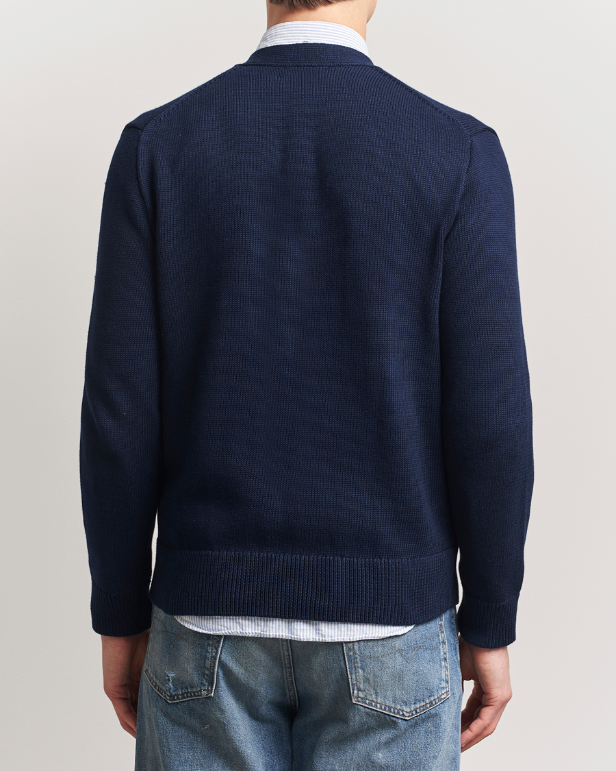 Men | Sweaters & Knitwear | Polo Ralph Lauren | Cotton Cardigan Hunter Navy