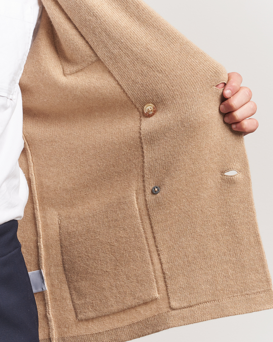 Men | Sweaters & Knitwear | Polo Ralph Lauren | Double Breasted Cashmere Cardigan Dune Melange