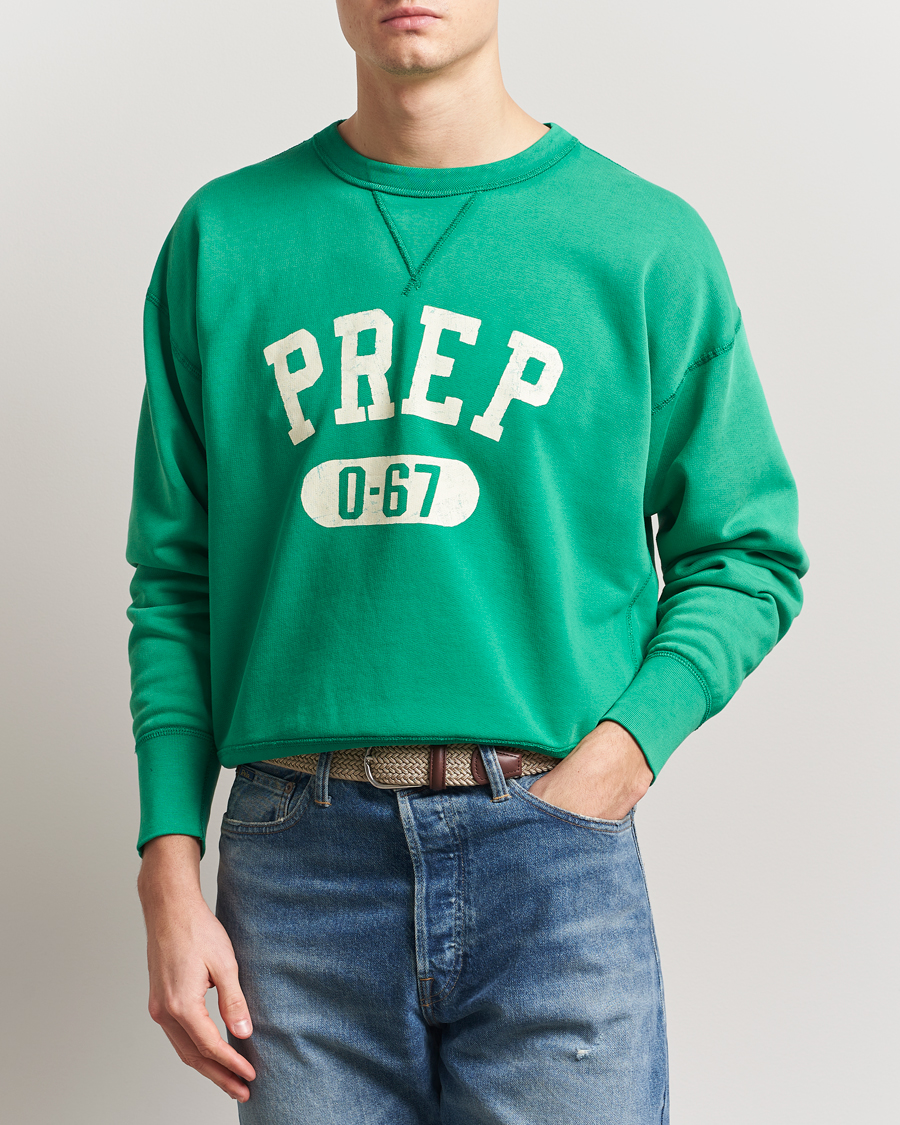 Men | Sweaters & Knitwear | Polo Ralph Lauren | Vintage Crew Neck Sweatshirt Cruise Green