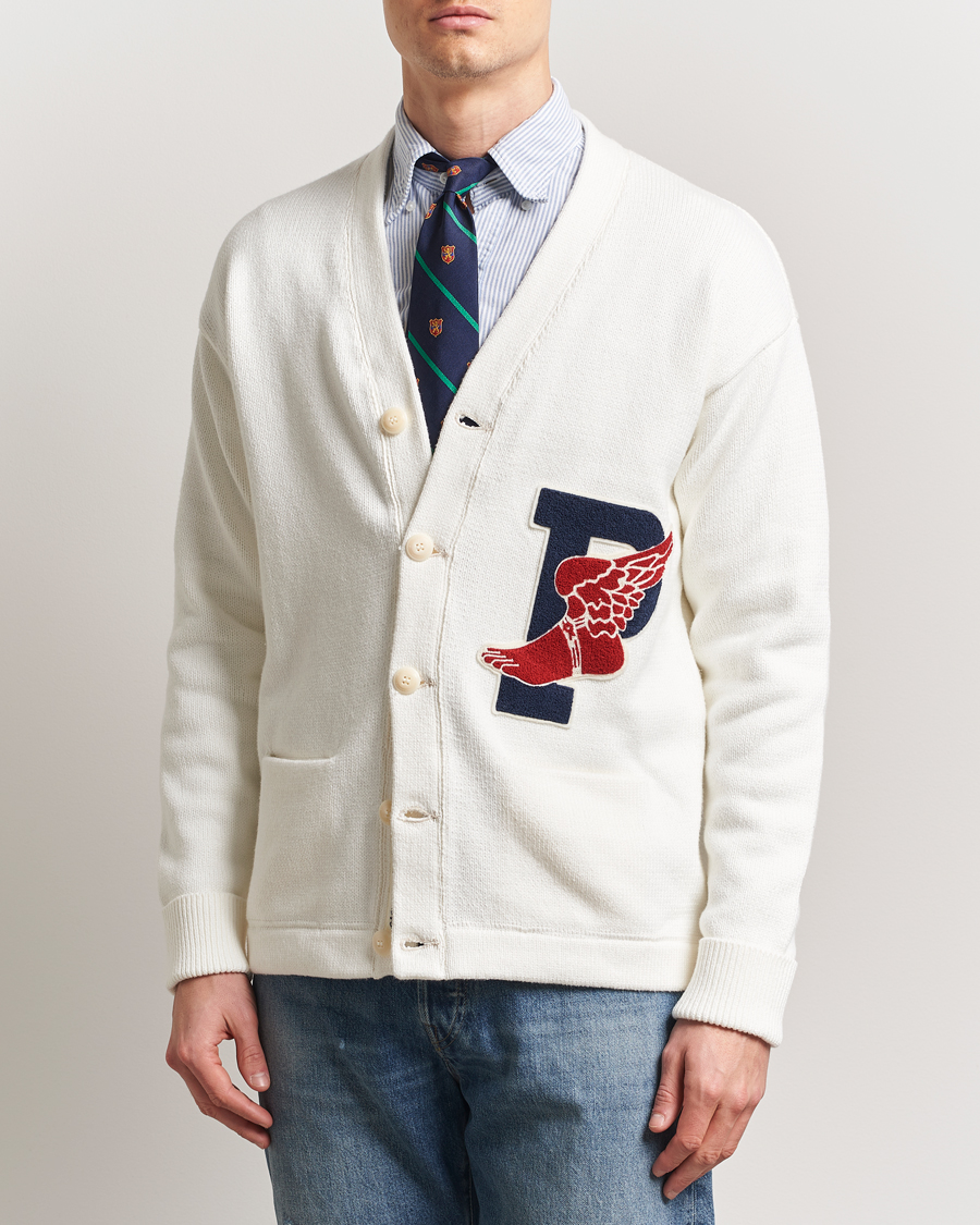 Men | Sweaters & Knitwear | Polo Ralph Lauren | P Wing Cotton Cardigan Cream