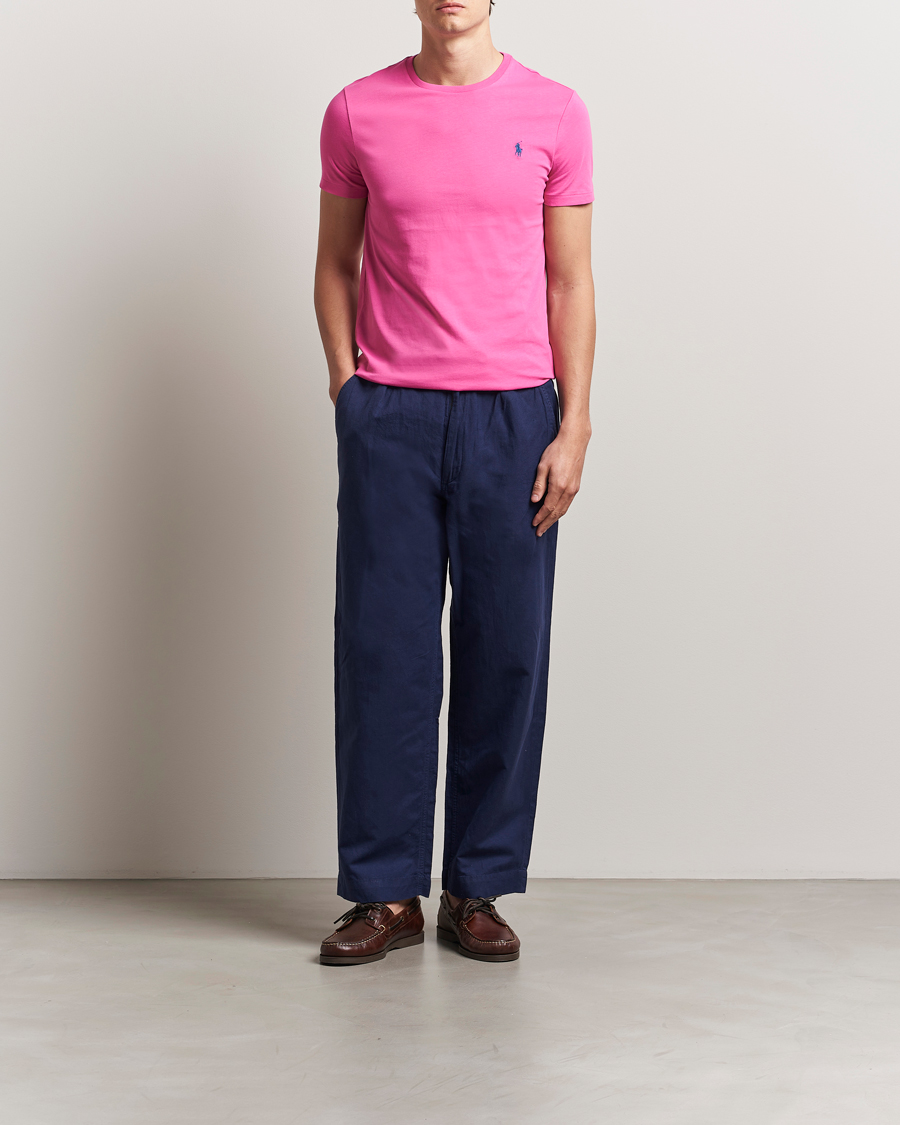 Men | T-Shirts | Polo Ralph Lauren | Crew Neck T-Shirt Pink