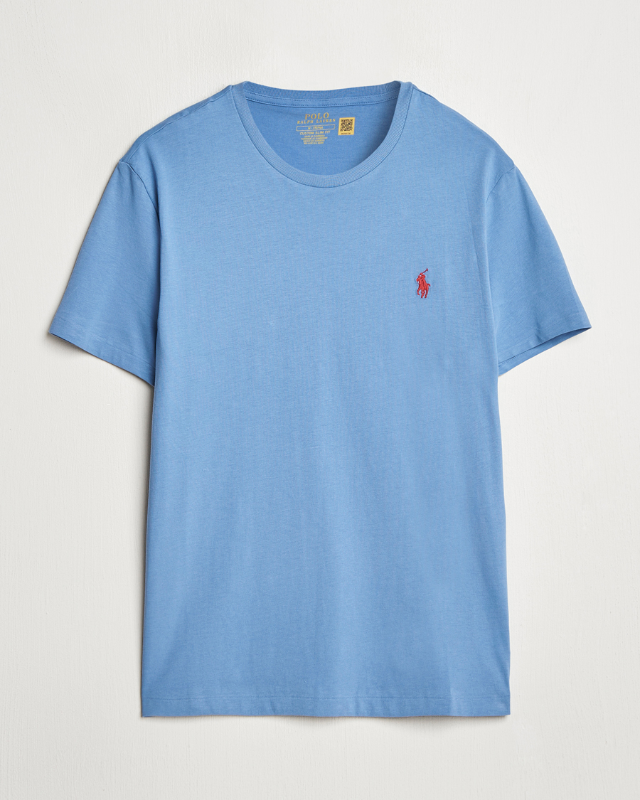 Men | T-Shirts | Polo Ralph Lauren | Crew Neck T-Shirt Campus Blue