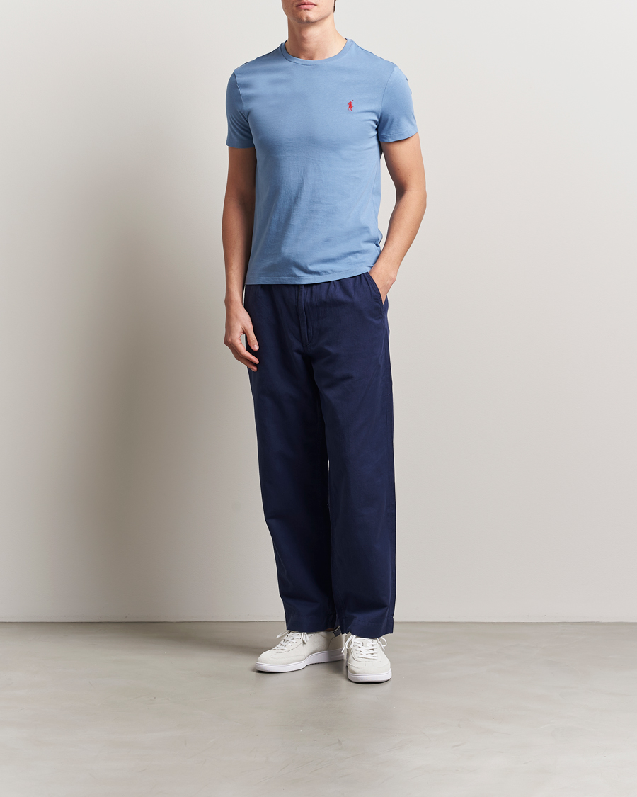 Men | T-Shirts | Polo Ralph Lauren | Crew Neck T-Shirt Campus Blue