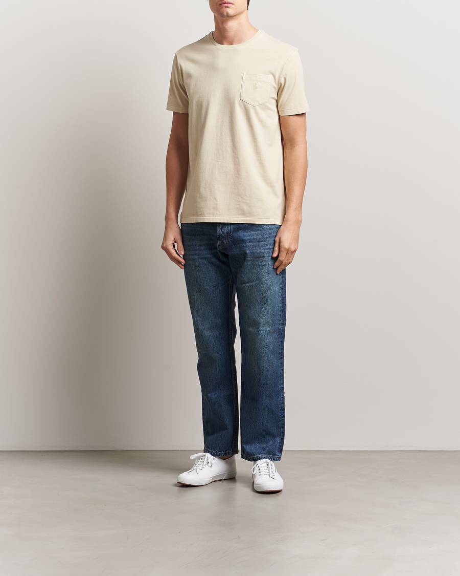 Men | T-Shirts | Polo Ralph Lauren | Crew Neck Pocket T-Shirt Natural