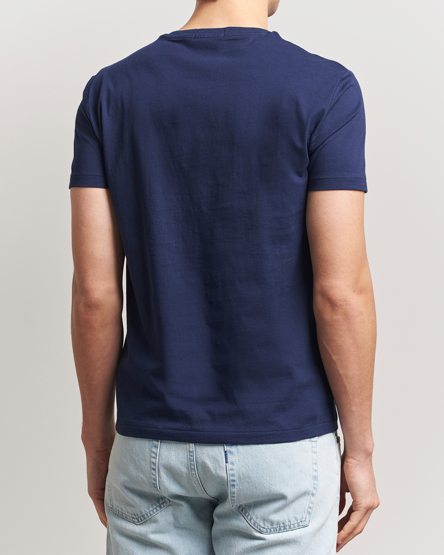 Men | T-Shirts | Polo Ralph Lauren | Denim Bear Crew Neck T-Shirt Newport Navy