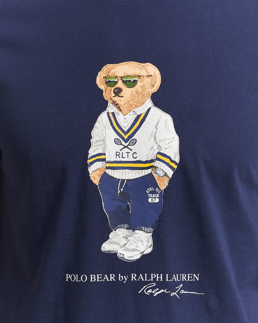 Men | T-Shirts | Polo Ralph Lauren | Denim Bear Crew Neck T-Shirt Newport Navy