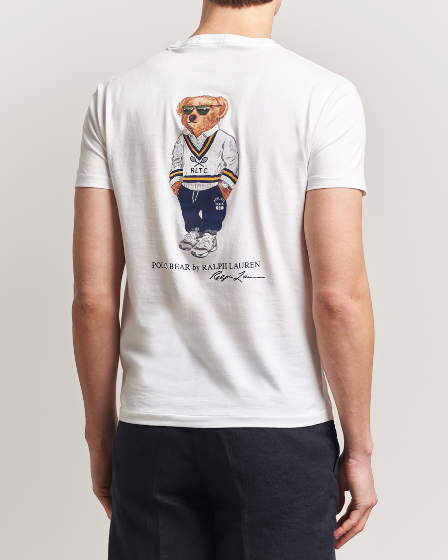 Men | T-Shirts | Polo Ralph Lauren | Iconic Bear Crew Neck T-Shirt White