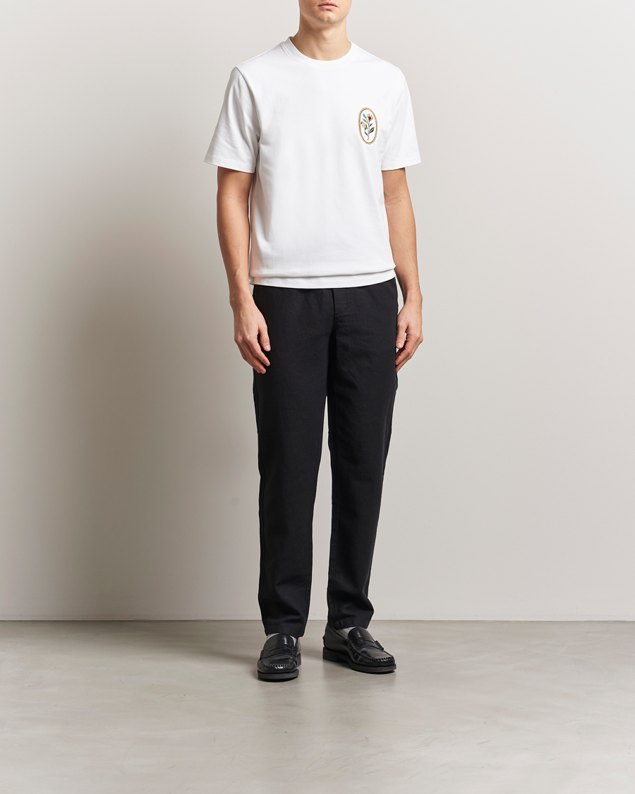 Men | Trousers | LES DEUX | Patrick Linen Pants Black