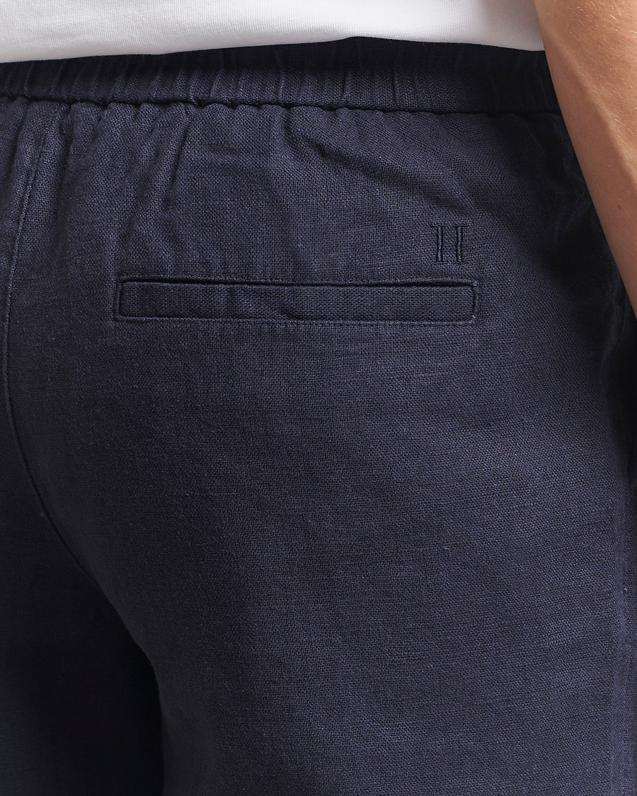 Men | Trousers | LES DEUX | Patrick Linen Pants Navy