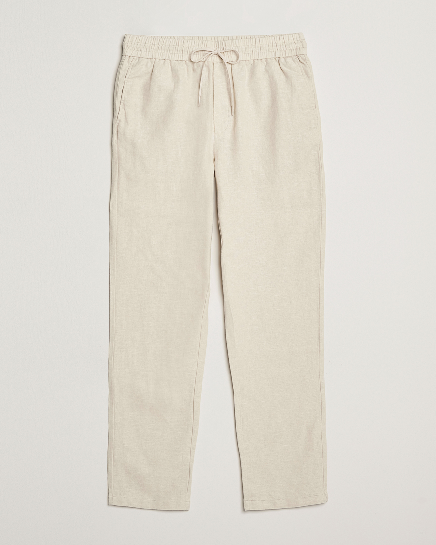 Men | Trousers | LES DEUX | Patrick Linen Pants Light Sand