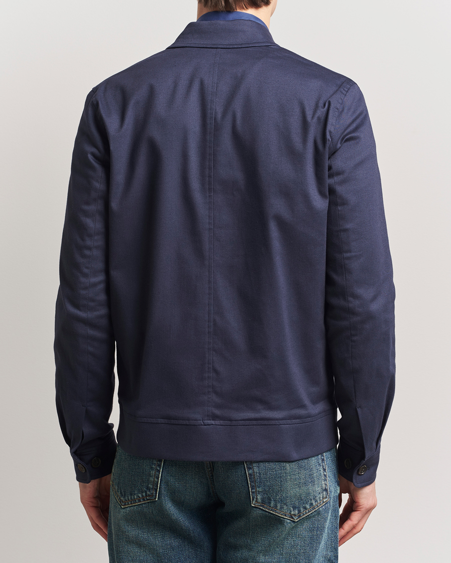 Men | Coats & Jackets | LES DEUX | Como Cotton Coach Jacket Navy