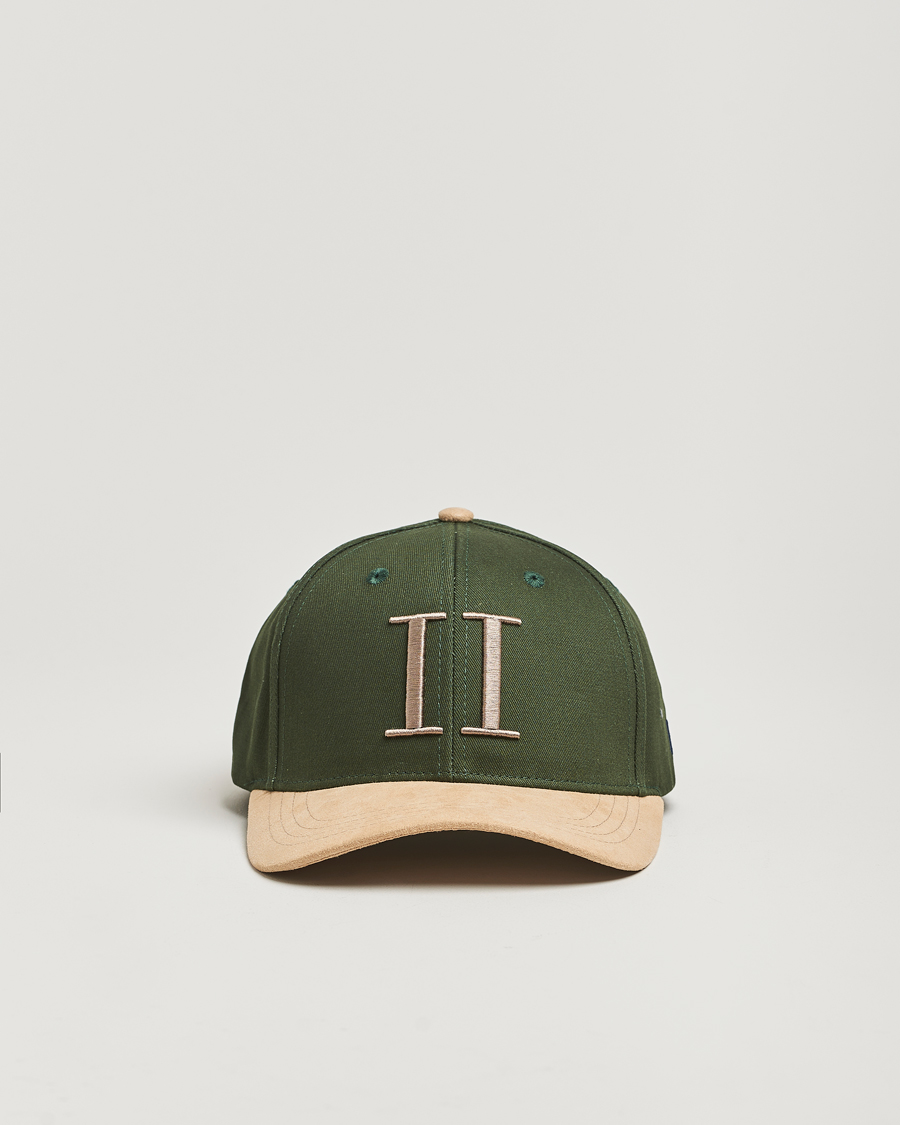 Men | Hats & Caps | LES DEUX | Baseball Cap Contrast Suede II Dark Chive Green