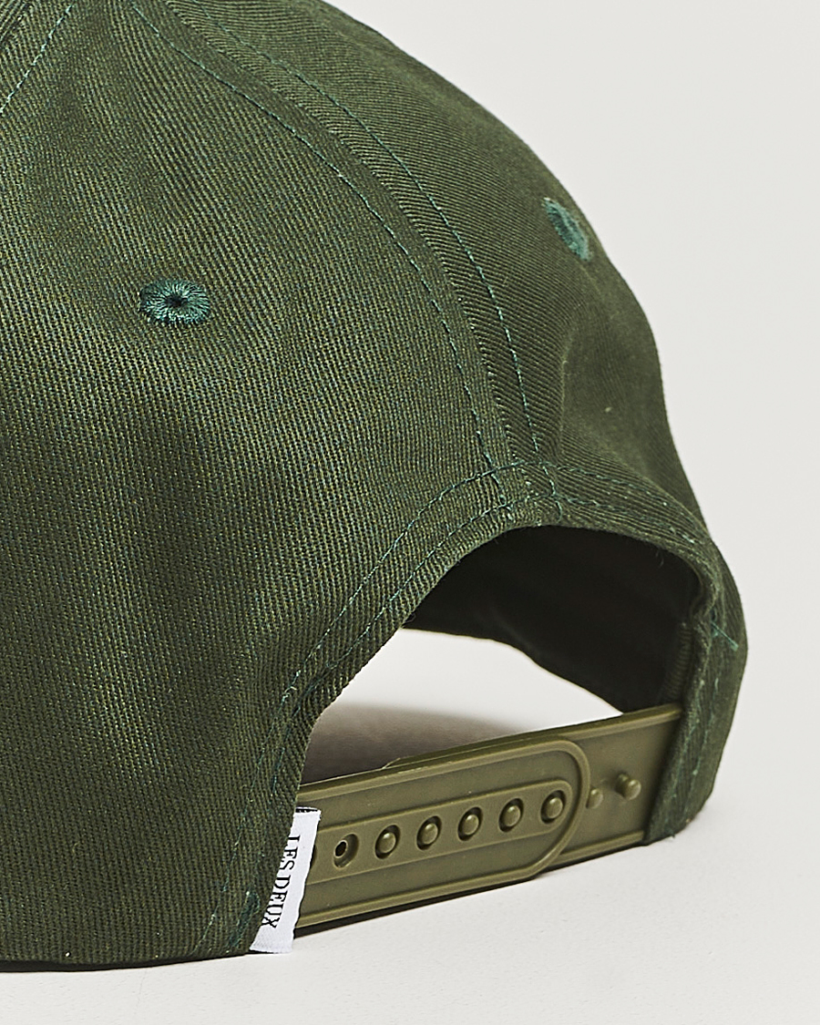 Men | Hats & Caps | LES DEUX | Baseball Cap Contrast Suede II Dark Chive Green