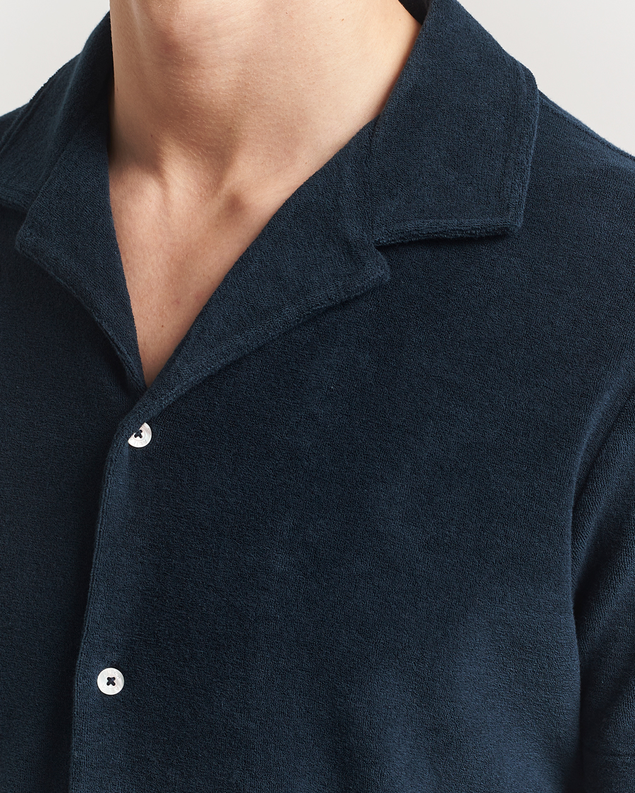Men | Shirts | Altea | Terry Bowling Shirt Navy