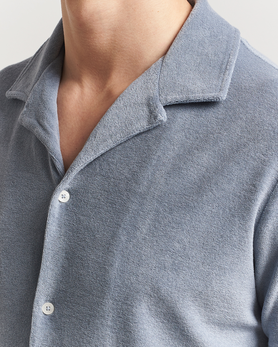 Men | Shirts | Altea | Terry Bowling Shirt Steel