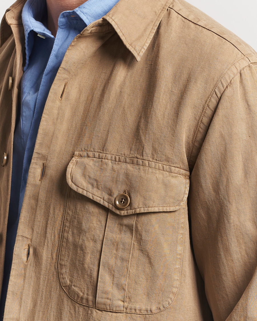 Men | Shirts | Aspesi | Double Pocket Overshirt Off White