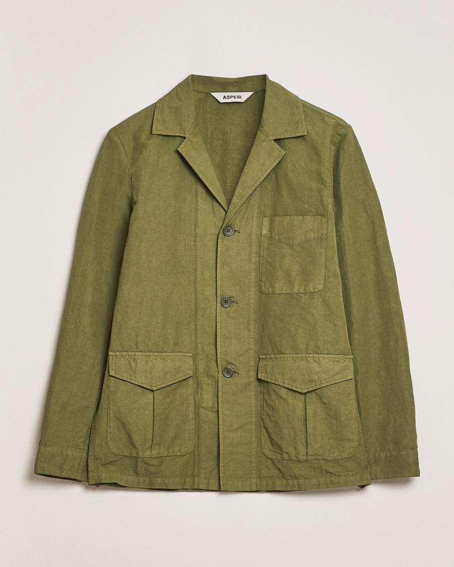 Men | Coats & Jackets | Aspesi | Fandango Shirt Jacket Military
