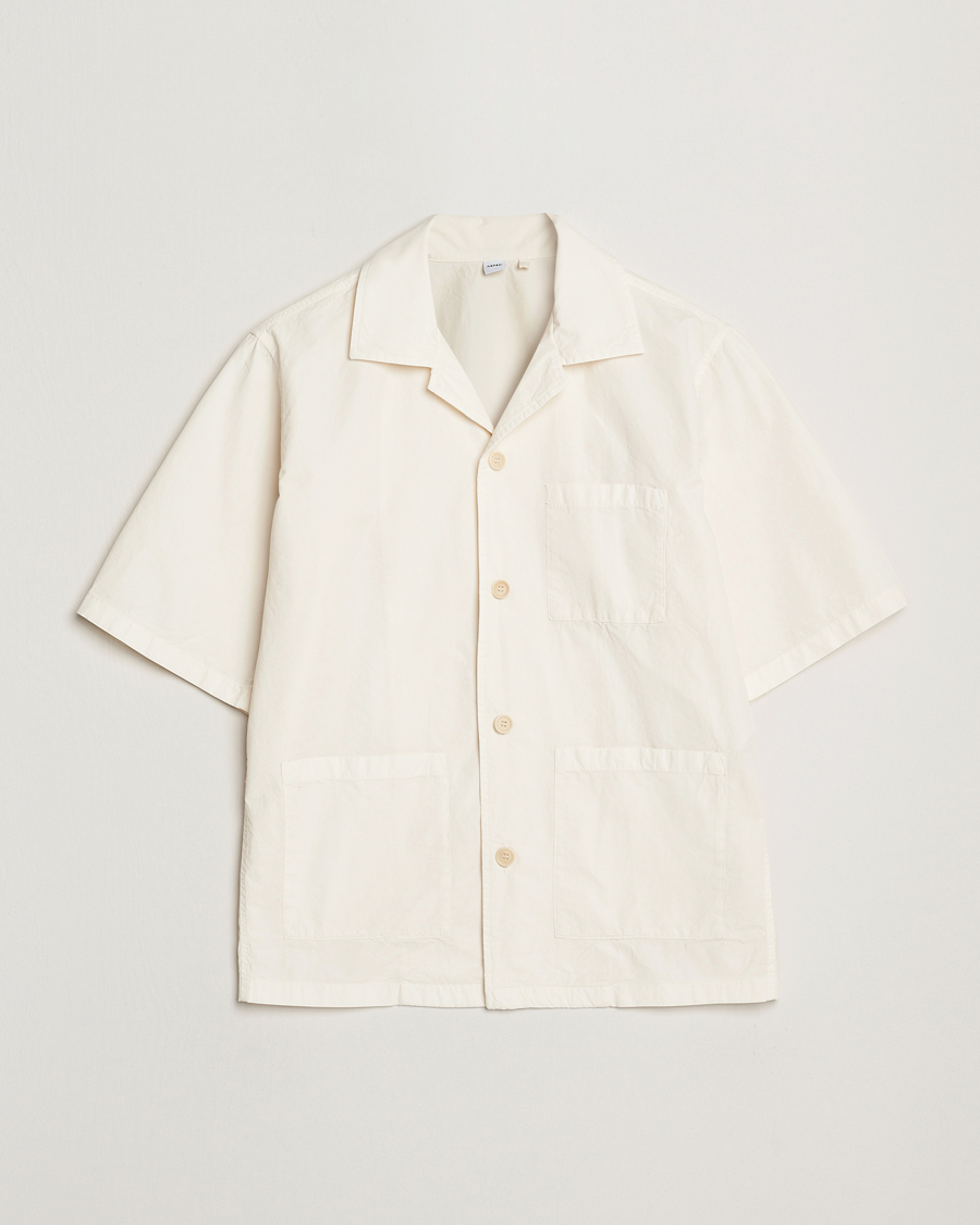 Men | Shirts | Aspesi | Short Sleeve Utility Shirt Light Beige