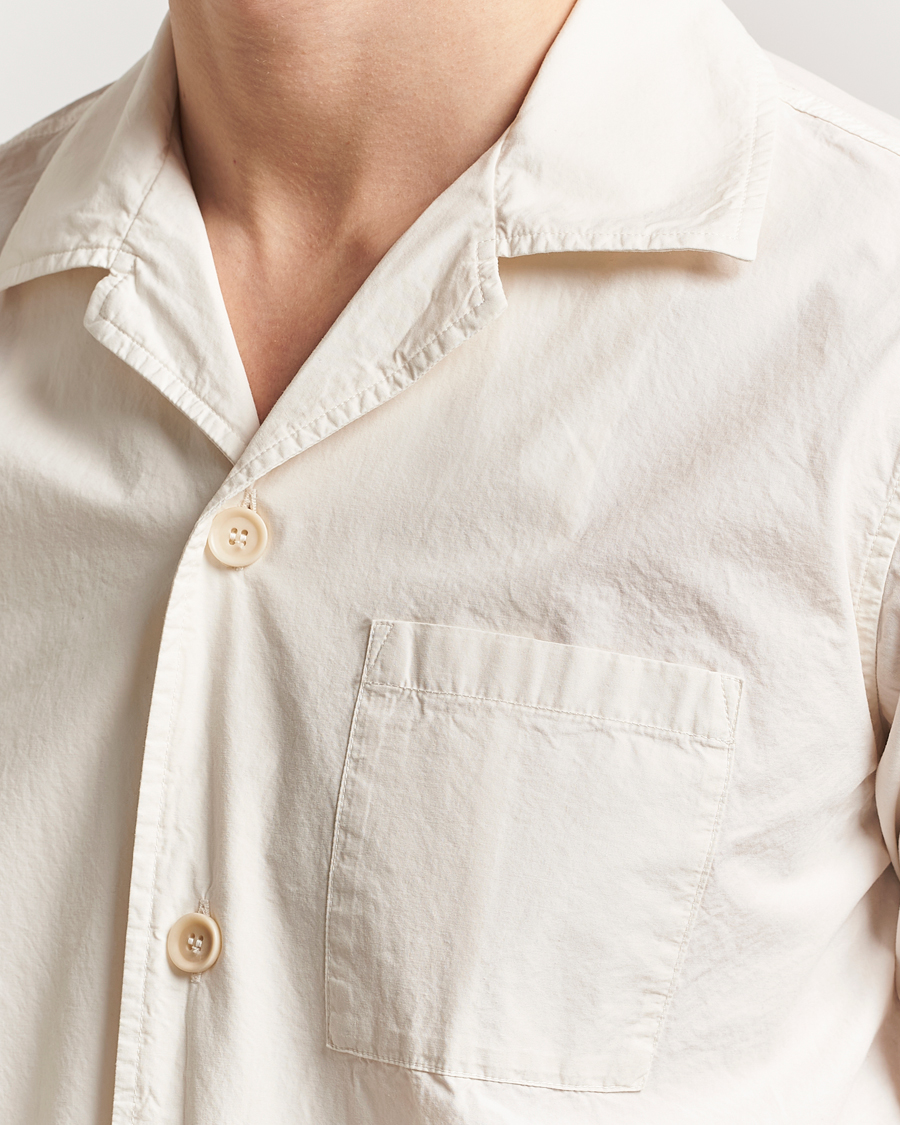 Men | Shirts | Aspesi | Short Sleeve Utility Shirt Light Beige