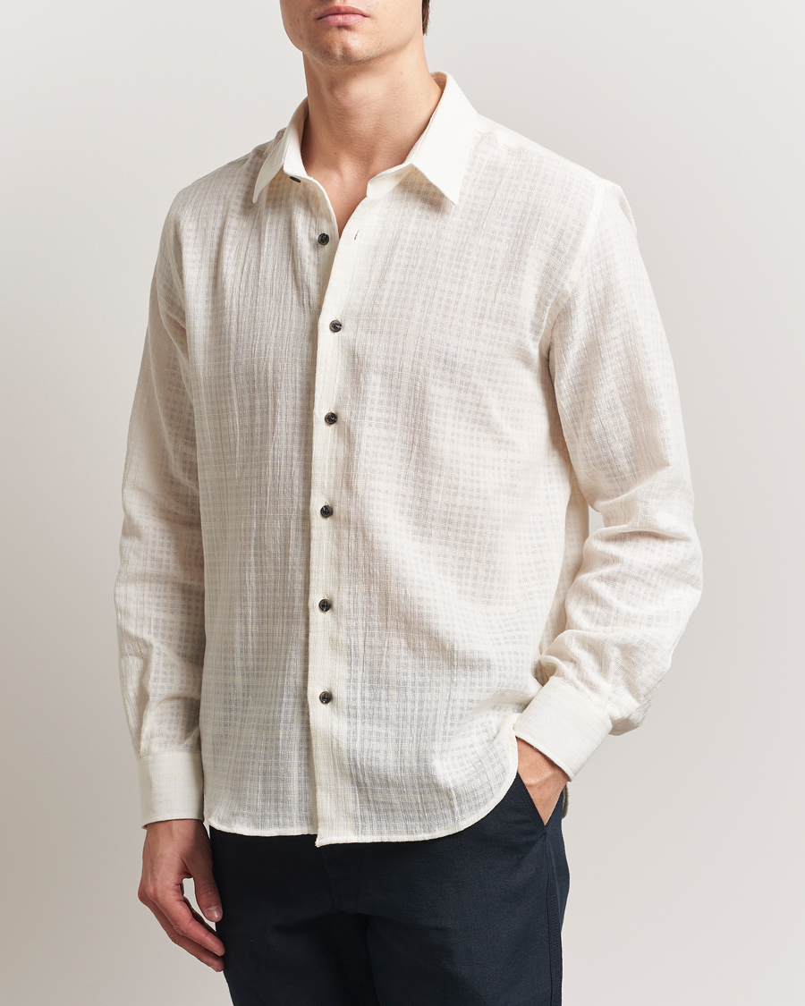 Men | Shirts | Peregrine | Cotton Resort Shirt White