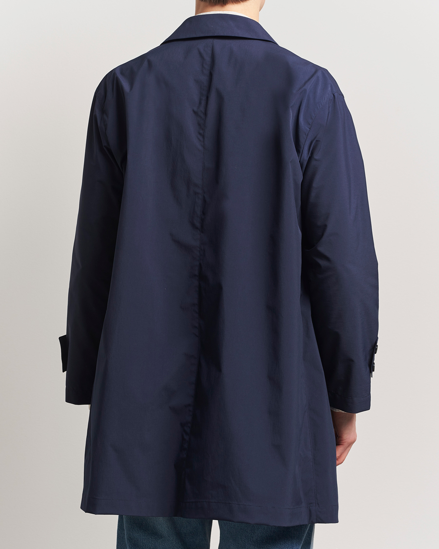 Men | Coats & Jackets | Mackintosh | Humbie GTS Car Coat Navy