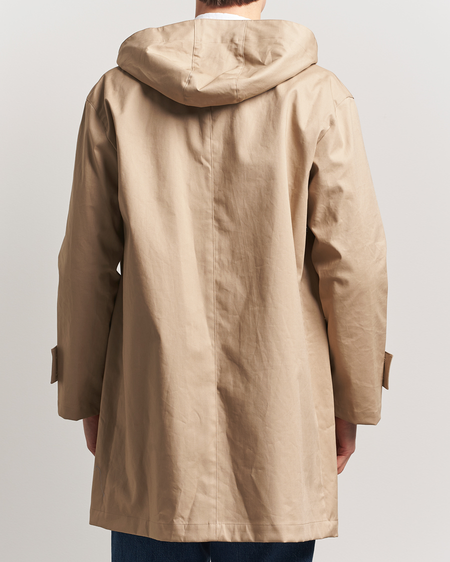 Men | Coats & Jackets | Mackintosh | Humbie GTS Hooded Car Coat Fawn